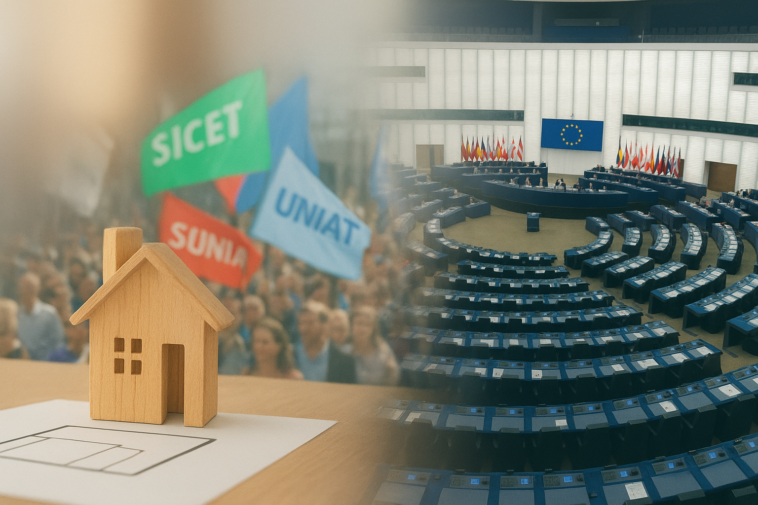 Incontro sindacati inquilini con delegazione HOUS del Parlamento europeo